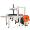 Carton side belts sealing packaging and strapping machine